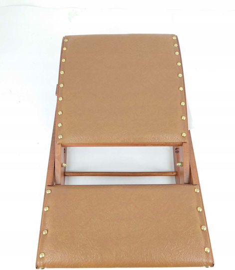 Klappbarer Fußhocker mit Stauraum Hölzernes