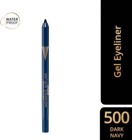 Masterpiece Wow Liner Waterproof Gel Eye Pencil 500 Dark Navy
