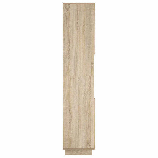 vidaXL Badezimmer-Säulenschrank Ντουλάπι Boden Säule M36.5xB38xHöhe 180cm Sonoma