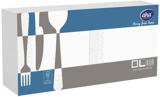 Aha Papierservietten 1 Pack Weiß 815g