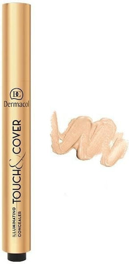 Dermacol Highlighting Elick Коректор Touch & Cover Течен Коректор 01 2гр