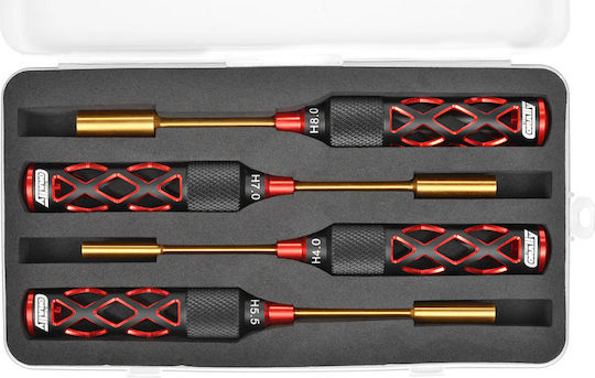 Team Corally Platinum Pro Werkzeugsatz Schraubenschlüssel M2 M3 M4 M5 4.0 5.5 7.0 8.0mm 4 Stück