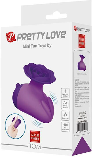 Pretty Love Акумулаторен клиторален стимулатор 7 режима лилав