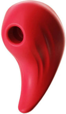 Rechargeable Air-pulse Vulva Suction Device Red