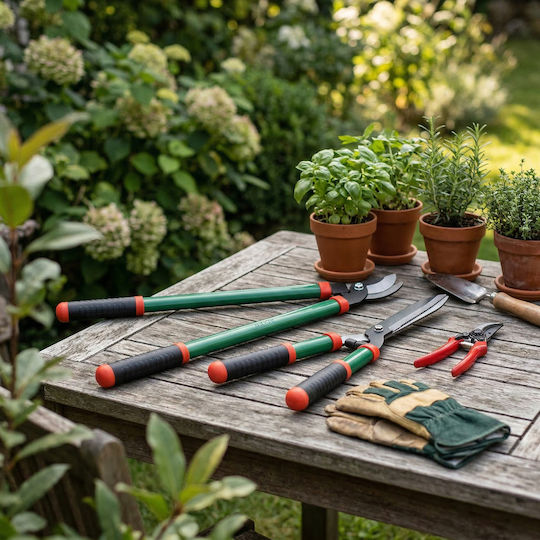 Set Foarfeci de Grădină Adler Ad6805 21x6x2.8 Cm 52x16.3x3.3 Cm 65.6x22.5x3.3 Cm Oțel Verde