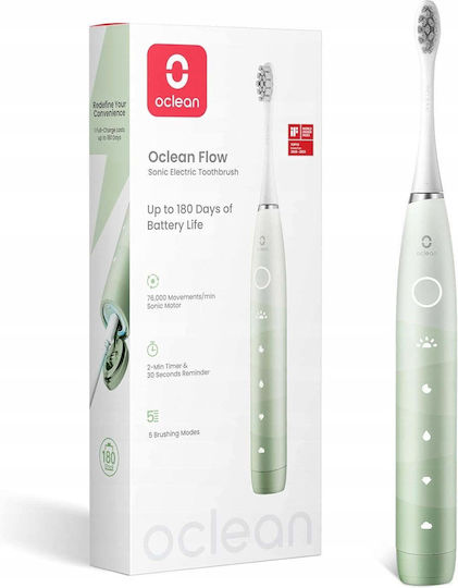 OClean Flow Elektrische Zahnbürste Grüne