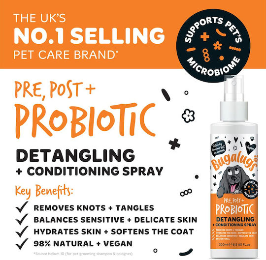 Pre Post & Probiotic Spray Zur Entwirrung Für Hunde 200ml