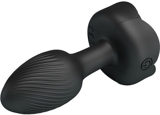 Pretty Love Anal Plug mit Vibration Schwarz