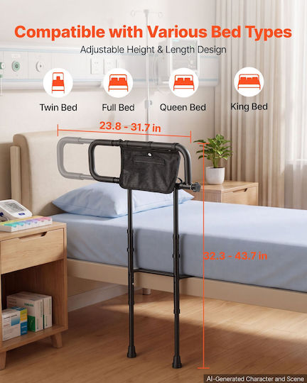 Vevor Vevor Krankenhausbett Zubehör Geländer DJKCBSDJKSXZNOSJK001V0