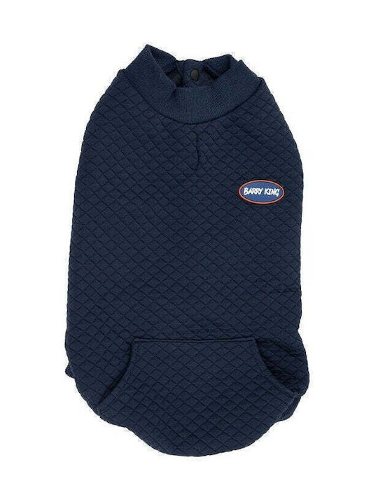 Barry King Kapitoné Sweatshirt Hund Blauen Navy Größe 7xl 80
