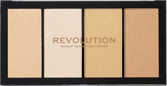 Revolution Beauty Re-loaded Highlighter Palette Lustre Lights Топъл 20гр