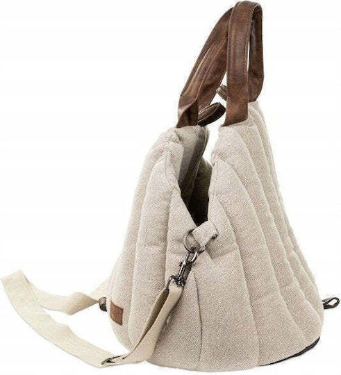 Cadoca Hundetragetasche Für Hund Und Katze Grau M50xB35xH30cm