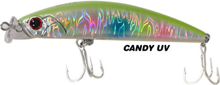 Ryuji King Mullet 90f Τεχνητό Δόλωμα Ψαράκι (Minnow) 9εκ./15gr Pearl Rainbow Uv