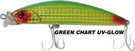 Ryuji King Mullet 90f Τεχνητό Δόλωμα Ψαράκι (Minnow) 9εκ./15gr Pearl Rainbow Uv