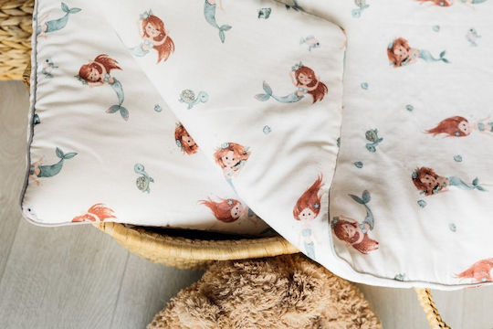 Pulp Bamboo Pulp Bamboo Baby Bettwäsche-Set Für Krippe Mermaid