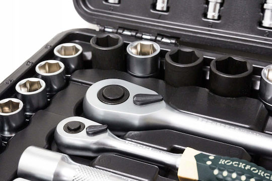 Ratschen- und Steckschlüssel-Set mit Kastanien und Haselnüssen 1/2" & 1/4" 100 Stück