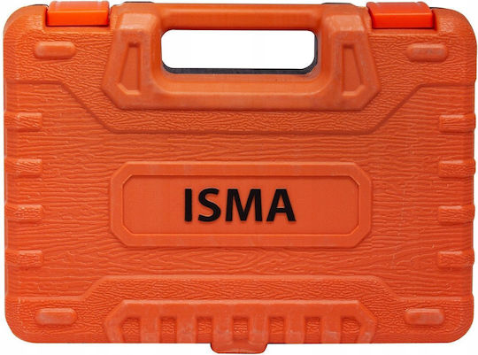 ISMA Fieldmann Ratschen- und Steckschlüssel-Set 1/4" 53 Stück