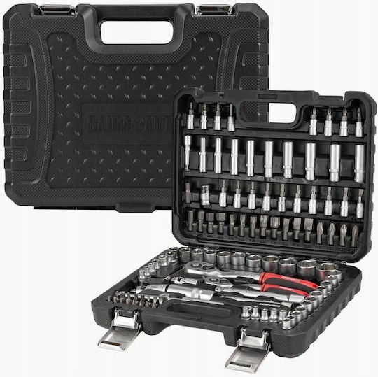 Ratchet with Sockets 1\4" & 3\8" 108 Pieces