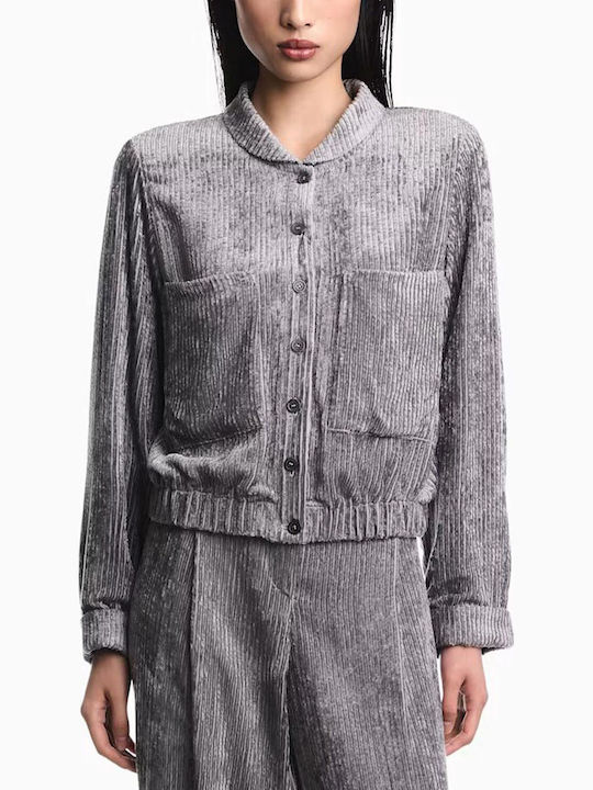Emporio Armani Women's Winter Jacket Stone Grey