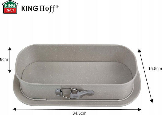 KING Hoff Bakeware Tin for Bread with Removable Bottom 34.5x15.5cm