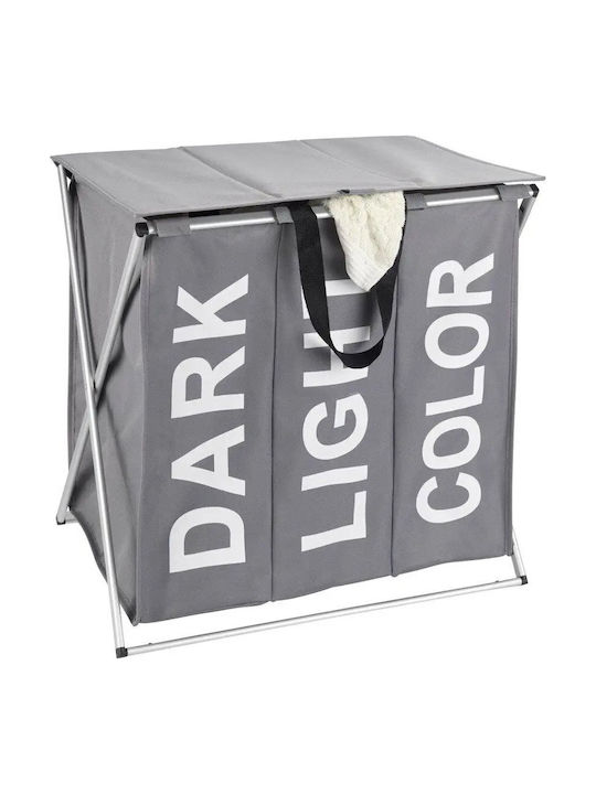 Wenko Laundry Basket Fabric Collapsible 118lt Grey Wenko Laundry Basket Fabric Collapsible 118lt Grey