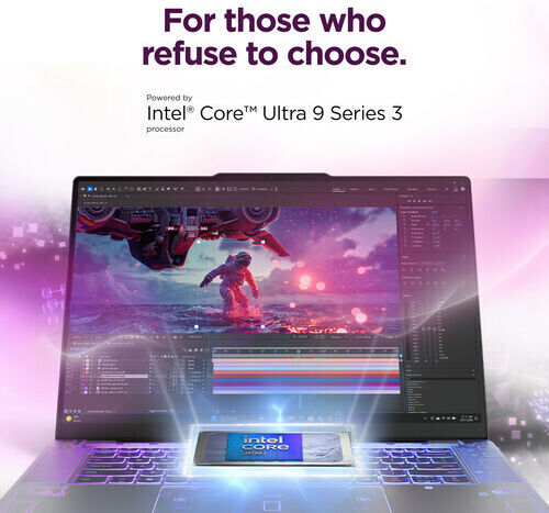 Lenovo Pro 9 16IPH11 16" OLED Тъчскрийн 120Hz (Ultra 9-386H/64GB/1.0TB SSD/GeForce RTX 5070/W11 Home) (US Клавиатура)