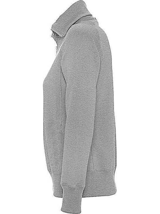 Sweatshirt Für Damen Grau Melange 4A100500GR