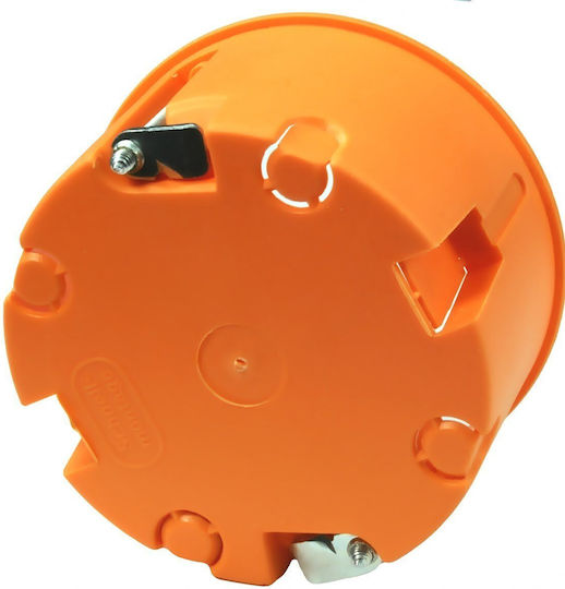 Simet Simet Anschlussdosen Verzweigung für Gipskarton IP30 in Orange Farbe 25Stücke