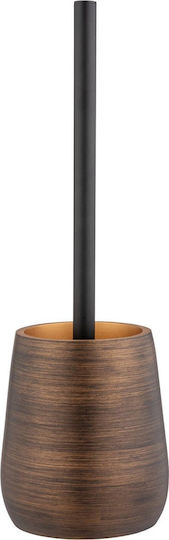 Wenko Ceramic Grey Bathroom Toilet Brush