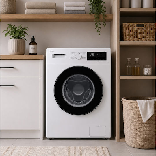 Samsung Πλυντήριο Ρούχων 9kg με Τεχνολογία Ατμού 1400 Στροφών WW90FG3M05AWLE