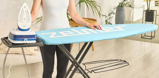 Zelmer Bügelbrett Für Dampfbügeleisen Zusammenklappbar 98x47cm