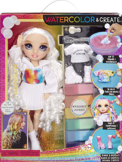 MGA Entertainment Watercolor & Create Кукла Rainbow High 50см Различни дизайни