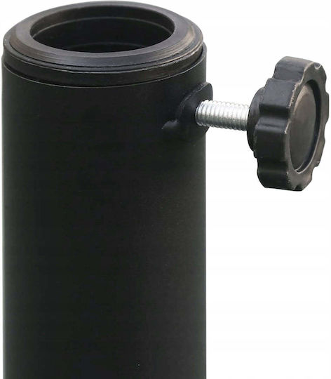 Метална Стойка За Чадър Черен 5.4x5.4см