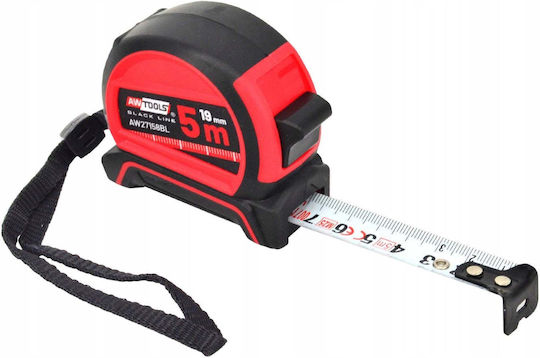 Awtools Awtools Maßbänder 5m x 19mm Abs Nylon Beschichtung