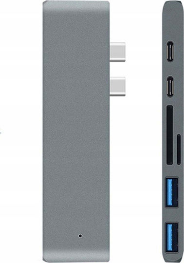 Docking Station with Dual USB-C HDMI 4K (JH-712)