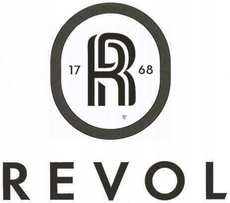 Revol Пиатела За Сервиране От Черен Порцелан 20.7x14см