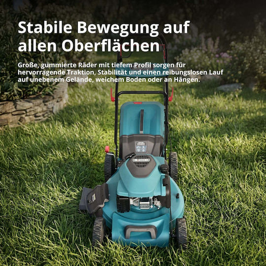 Könner & Söhnen Selbstfahrender Benzin-Rasenmäher 6hp/224cc