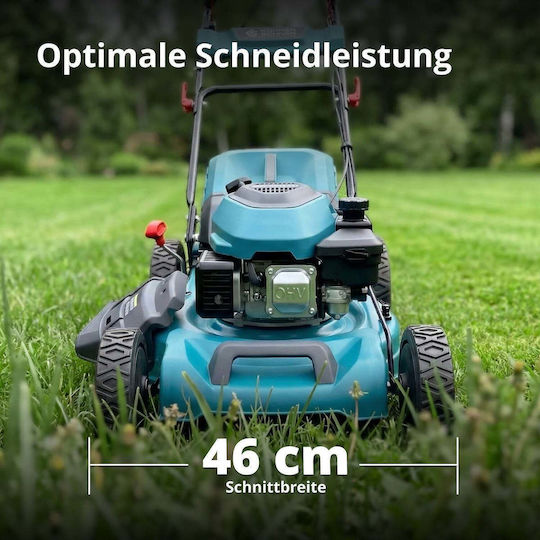 Könner & Söhnen Selbstfahrender Benzin-Rasenmäher 5,2 PS/180 ccm