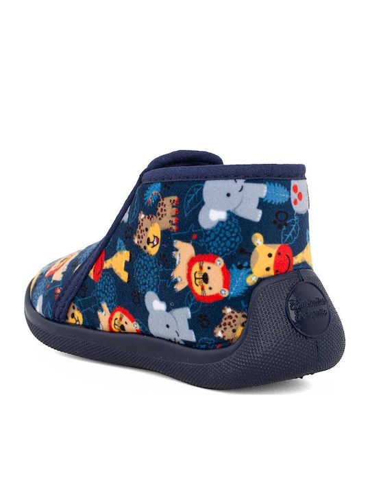 Falcotto Kinderhausschuhe Blau