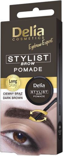Delia Cosmetics Eyebrow Expert Помада За Вежди Тъмно Кафяв 2.5гр