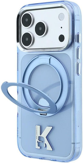 Karl Lagerfeld Iml Ring Stand 360 Kameo Metal Magsafe iPhone 18 Pro Max 17 Pro Max Blue