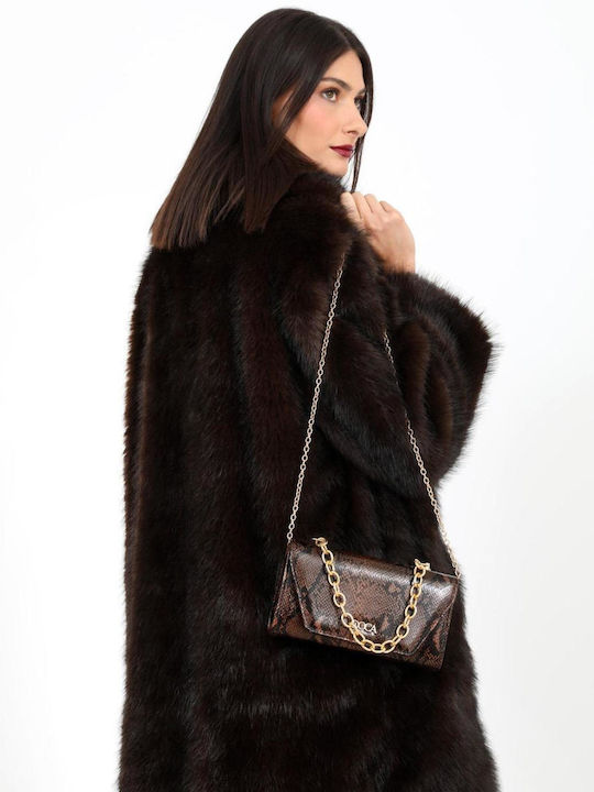 Doca Women's Brown Clutch Doca Women's Brown Clutch