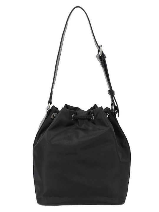 Damen Schultertasche Schwarz
