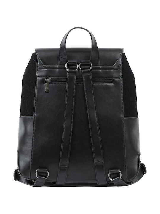 Damen Rucksack Wildleder Schwarze