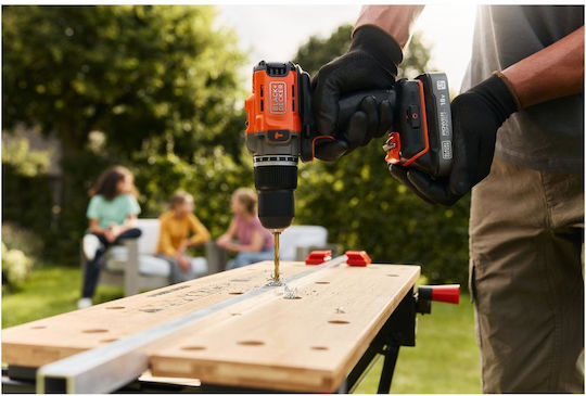 Black & Decker BCD383XN Percussive Battery Drill Driver Solo 18V