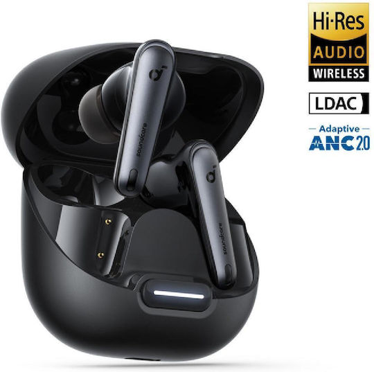 Soundcore by Anker Liberty 4 NC In-ear Bluetooth Handsfree Căști cu Rezistență la Transpirație și Carcasă de Încărcare Negru