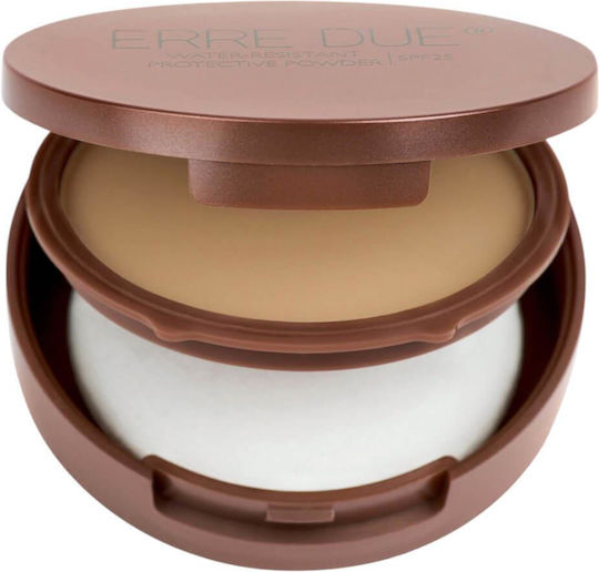 Erre Due Water-Resistant Protective Face Powder 500A Fair Ivory SPF25 9gr