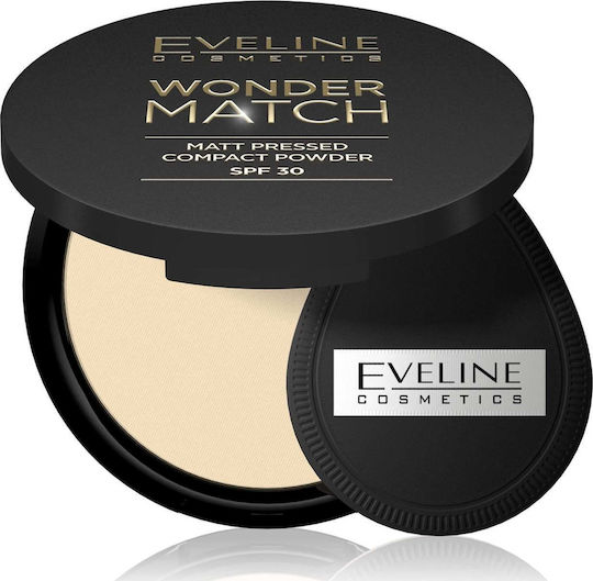Eveline Cosmetics Eveline_wonder Match Mattierendes Kompaktpuder LSF30 01 8g