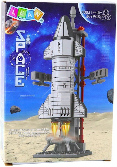 Lean Toys Τουβλάκια Space για 6+ Ετών 107τμχ