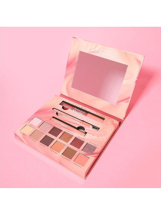 Sunkissed Paradise Beauty Σετ Μακιγιάζ για Μάτια & Χείλη 4τμχ